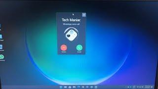 Windows 11 HP Laptop WhatsApp Incoming Call