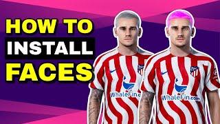 HOW TO INSTALL FACES WITH SIDER IN PES 2021 FOOTBALL LIFE 2023 *VERY EASY*