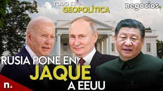 TODO ES GEOPOLÍTICA Rusia pone en jaque a EEUU con China Trump amenaza a Ucrania y Biden se queda