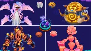 All Ethereal Island Monsters & Eggs Epics Rares & Common  My Singing Monsters