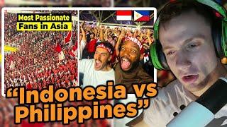 REACTION - Indonesia vs Philippines Football Match Insane Atmosphere