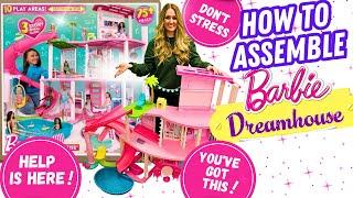 2023 Barbie Dreamhouse Step By Step Assembly  How To Build The Barbie Dreamhouse