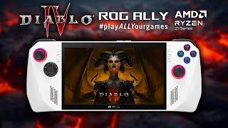 Diablo 4 On The ASUS ROG Ally Can This Hand-Held Handle Diablo IV?