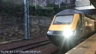 BR class 43 leaving Edinburgh with 4 TONES