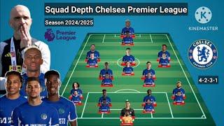 Chelsea Squad Depth Premier League Season 20242025  With Oshimen & Olise