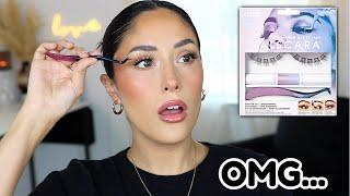 TESTING DIY EYELASH EXTENSIONS  FALSCARA  application 3 day wear test & removal