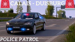 ‍️ Undercover POLICE Patrol  TruckersMP Game Moderator in Calais-Duisburg