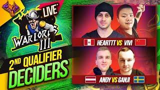 Hearttt vs ViVi  Andy vs Ganji WARLORDS  3 QUALIFIER TWO  DECIDERS