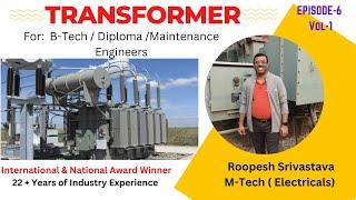 Transformer Transformer Parts & working Principle and their safetiesElectrical Interview question