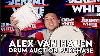 My Alex Van Halen drum auction purchase... WOAH