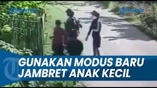 ANAK KECIL DIJAMBRET  Modus Baru Dua Orang Jambret Tertangkap CCTV Usai Menjambret Hape Anak Kecil