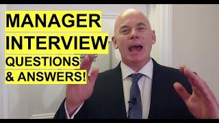 MANAGER Interview Questions and Answers How to PASS a Management Job Interview