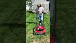 Mowing Beside my Shed