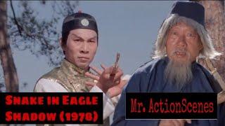 Pai Kills one of the members of Eagle Claw - Snake in Eagle Shadow 1978