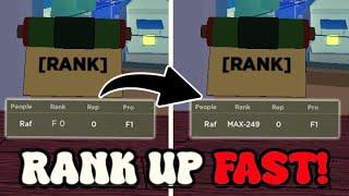 The FASTEST And EASIEST Method To LevelRank Up In Shindo Life
