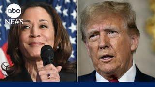 Kamala Harris and Donald Trump are tied in 538s new polling averages