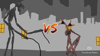 Siren head vs giant puppeteer dc2 animation
