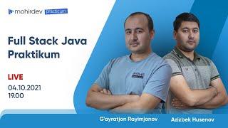 Full Stack Java Praktikum taqdimoti