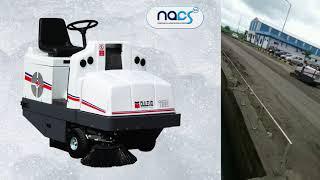 Worlds best diesel operated vacuum road sweeper DULEVO -1100 sweeping machine