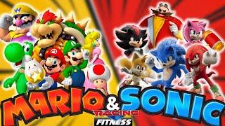 MARIO TEAM  VS ​ SONIC TEAM FITNESS RACE  Brain Break