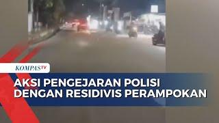 Tim Resmob Polresta Pekanbaru Riau Terlibat Pengejaran dengan Residivis Pelaku Perampokan