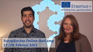 ErasmusPlus Online-Barcamp2023 für Schülerinnen und Lehrkräfte