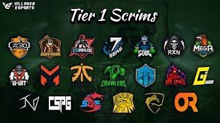 Hindi VE • Tier 1 Scrims • PUBG Mobile • Villager Esports