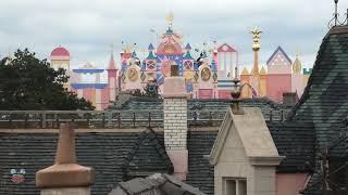 Disneyland Park Its a Small World building after refurbishment reopening May 2023 Disneyland Paris