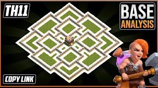 THE NEW BEST TH11 HYBRIDTROPHY Base 2022 COC Town Hall 11 Trophy Base Design - Clash of Clans