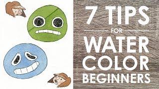 7 WATERCOLOR TIPS For Beginners