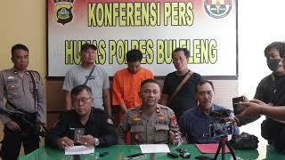 Press Release Ungkap Kasus Pencurian Sepeda Motor Diwilayah Hukum Polsek Gerokgak