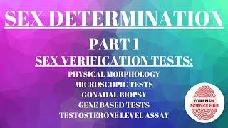 Sex  determination  Forensic medicine  Sex verification tests