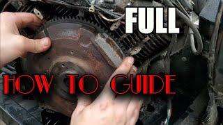 How To Replace Oil Seal On Kohler Command Pro 20HP Flywheel Side Shaft Seal Toro Z Master CH20S