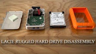 Disassembling a LaCie Rugged External Hard Drive for Data Recovery