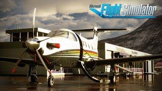 An Icelandic Adventure  SimWorks Studios PC-12  Full Flight Review  Microsoft Flight Simulator