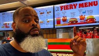 HOW GOOD IS THE FIERY BURGER KING MENU??