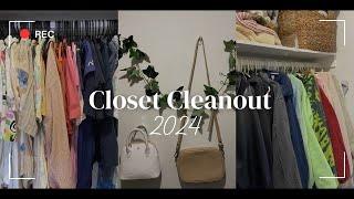 Closet Cleanout and Declutter 2024 Gym clothes try ons my whole wardrobe