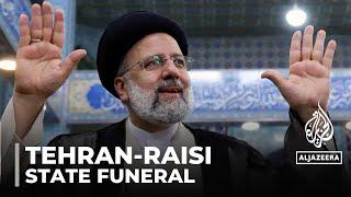 Thousands mourn in Tehran Supreme leader officiating state funeral