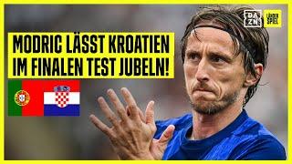 Real-Legende versaut Test vor der EM Portugal - Kroatien  Testspiel  DAZN Highlights