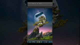 Photoshop Photo Manipulation Fantasy Artwork Composition Time-laps  Photoshop CC 2023 #shorts