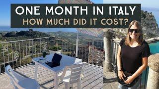 How much did I spend one month in Italy - Digital Nomad Travel Budget