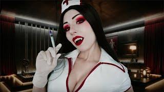 ASMR Vampire Nurse Check-Up  Soft Whispers & Mysterious Care 🩸