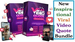 Viral Video Quotes Review Bonus - Inspirational Viral Video Quote Mega Bundle Canva Templates