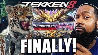 Lil Majin Achieves HIGHEST Rank with KING in Tekken 8 FINALLY