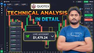How to trade technical analysis  quotex live technical analysis today  quotex new strategy 2024
