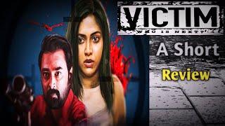 l Victim l A Short Review Venkat Prabhus Confession Call l SonyLiv l Tamil Webseries