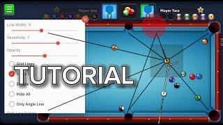 8 Ball Pool Guideline Tool Tutorial  100% Free App  By HK GAMER 308