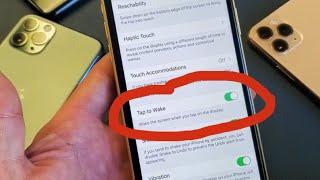 iPhone 11  11 Pro Max How to Turn Tap to Wake & Raise to Wake On & Off