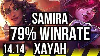 SAMIRA & Rell vs XAYAH & Pantheon ADC  79% winrate Quadra 9 solo kills  BR Diamond  14.14