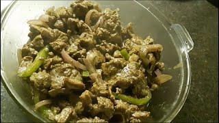 ጎረድ ጎረድ ጥብስEthiopian food Siga tibs